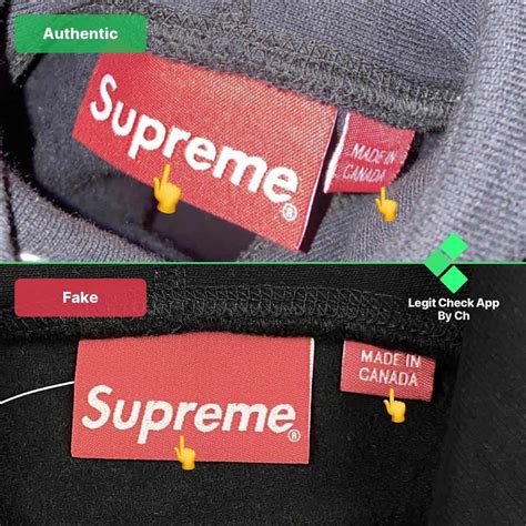 supreme tags real vs fake|what is a fake supreme.